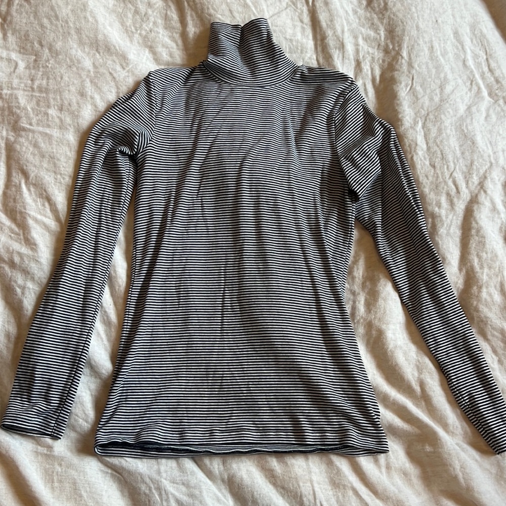 Striped Turtleneck Shirt